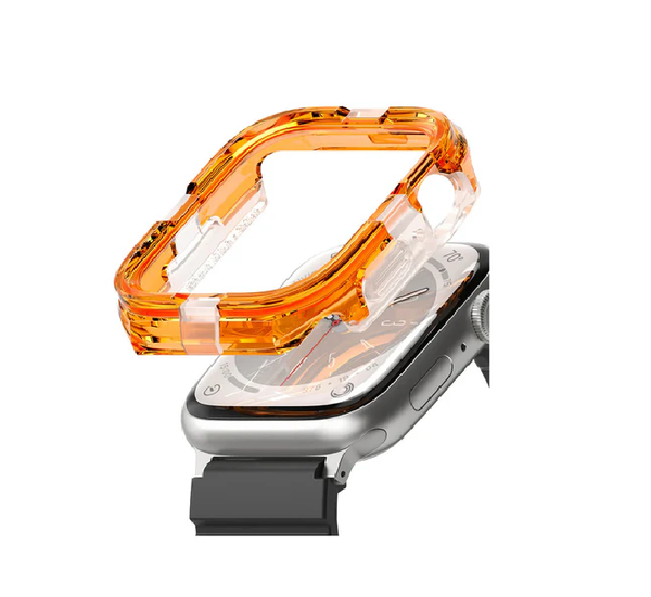 Ringke Fusion Bumper Case for Apple Watch (45mm,44mm) (Neon Orange)