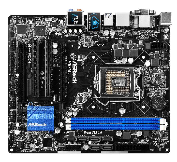 ASRock H97M Intel H97 Micro ATX Motherboard
