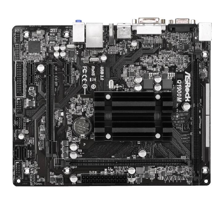 ASRock Q1900M Intel Quad-Core J1900 Micro-ATX Motherboard