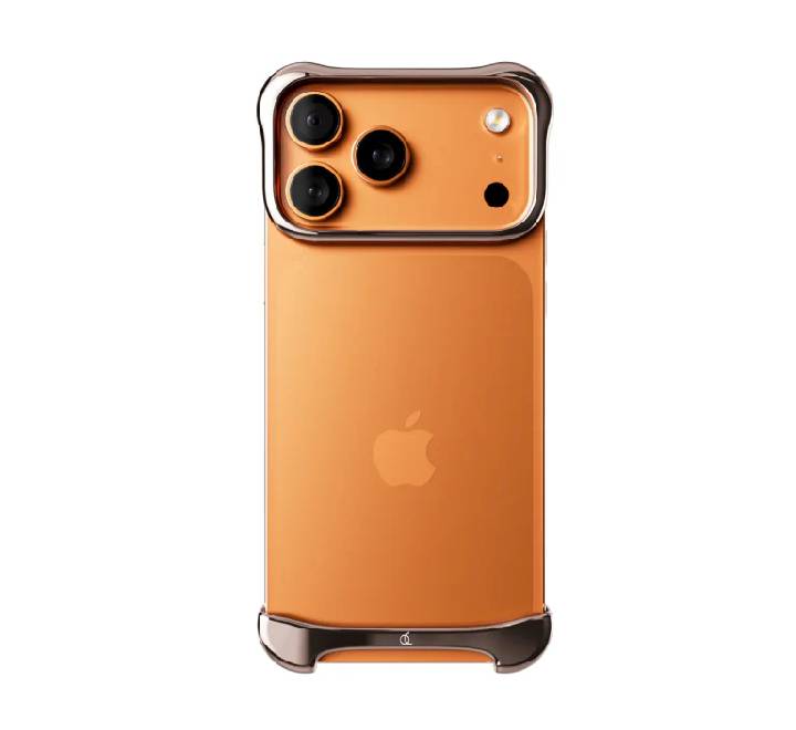 Arc Pulse Aluminum Polished Rose Bronze for iPhone 17 Pro (Rose)