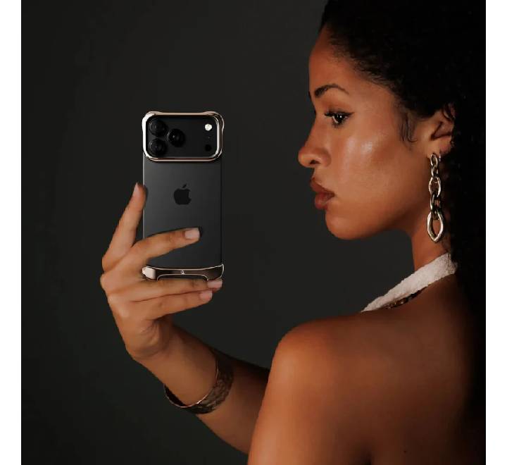 Arc Pulse Aluminum Polished Rose Bronze for iPhone 17 Pro (Rose)