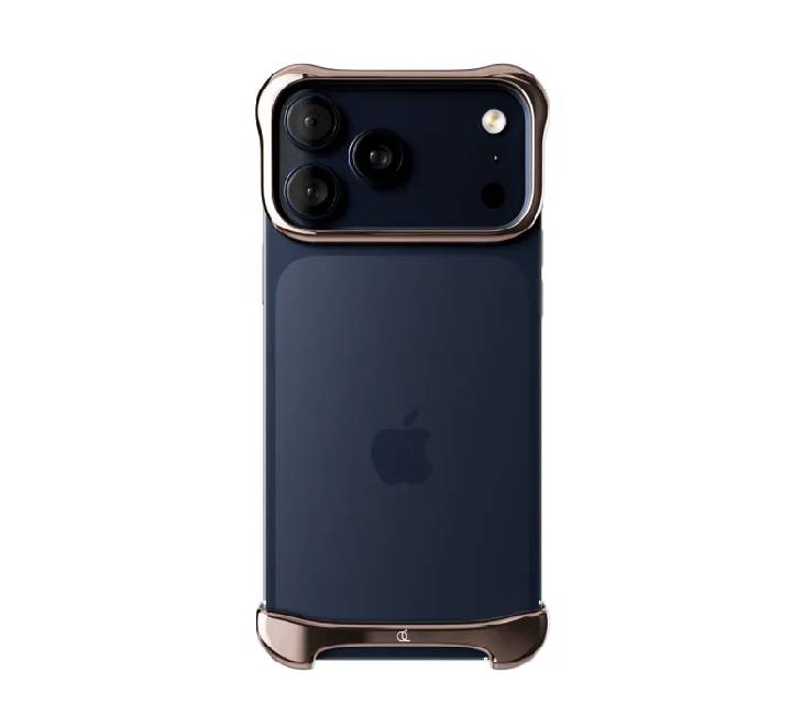 Arc Pulse Aluminum Polished Rose Bronze for iPhone 17 Pro (Rose)