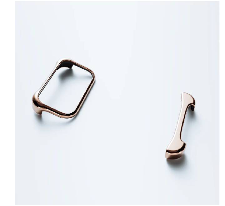 Arc Pulse Aluminum Polished Rose Bronze for iPhone 17 Pro (Rose)