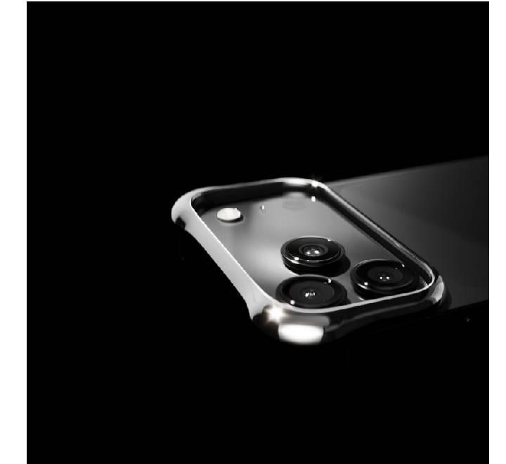 Arc Pulse Aluminum Polished Silver for iPhone 17 Pro (Silver)