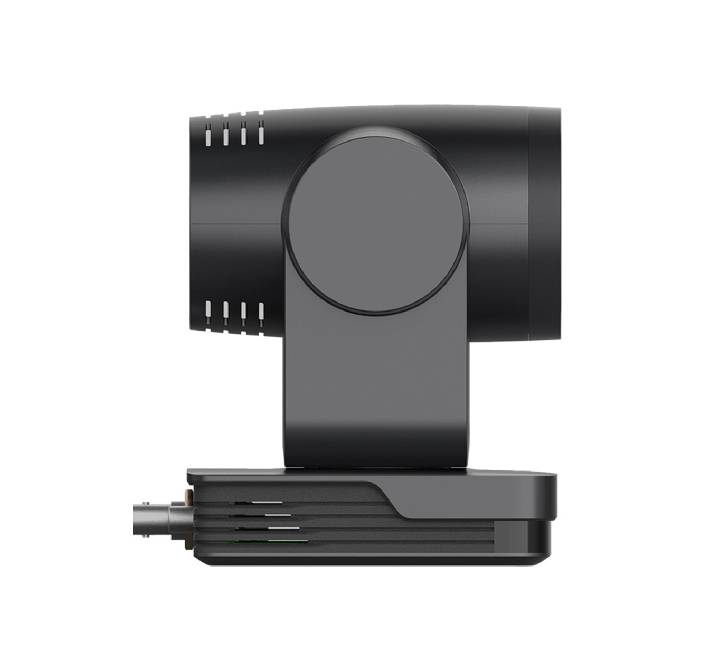 BenQ DVY23 rear panel showing HDMI, USB 3.0, and LAN ports for professional video streaming.