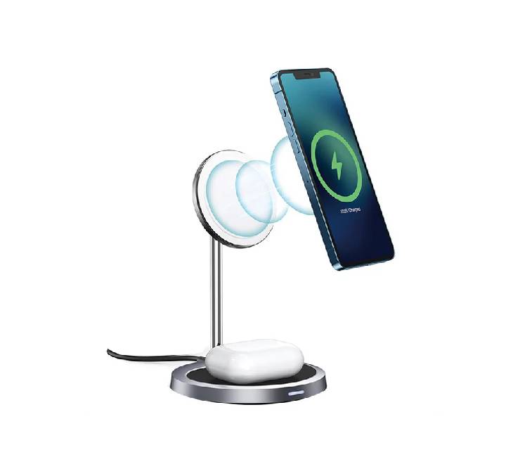Choetech 2-in-1 Holder Magnetic Wireless Charger With MagSafe