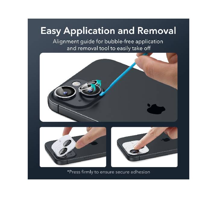 ESR Camera Lens Tempered Glass iPhone 15/ 15 Plus Clear