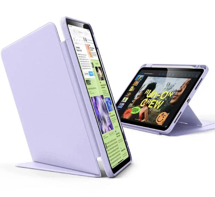ESR Flip Magnetic Case (Pencil Holder) For iPad Air 11" M3/M4 (Purple)