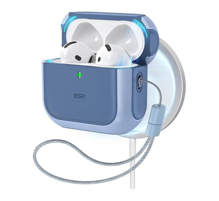 ESR Orbit Hybrid Case With HaloLock For AirPods 4 (2024) Blue