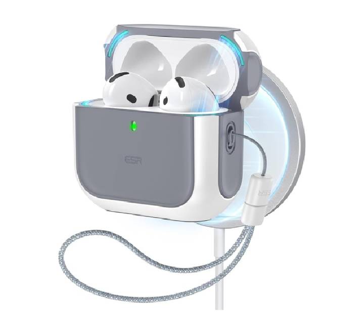 ESR Orbit Hybrid Case With HaloLock For AirPods 4 (2024) White