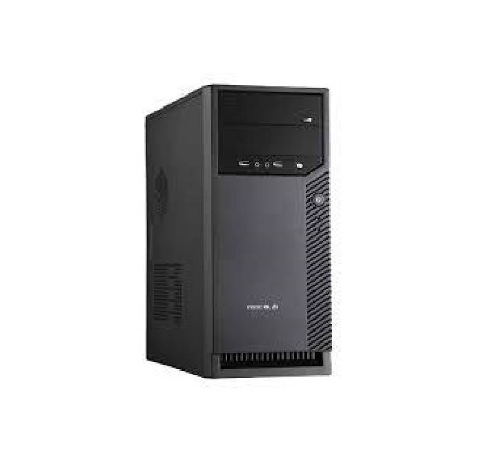 Golden Field Q2B ATX desktop computer casing in matte black with built-in power supply - budget PC tower available in Myanmar.