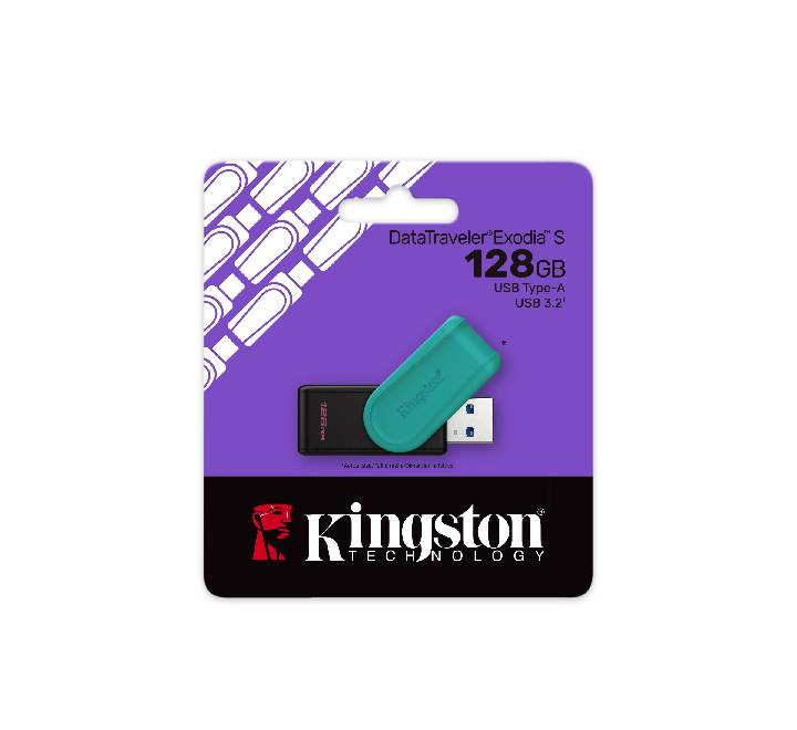 Kingston DTXS 128GB USB3.2 DataTraveler Exodia S USB Flash Drive