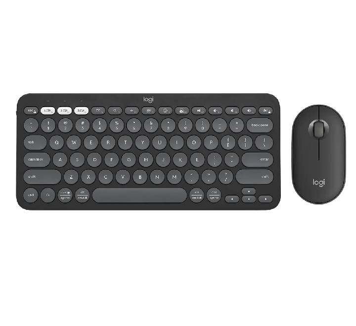Logitech Pebble 2 Combo Wireless Slim Keyboard and Mouse Set (LOG-920-012187)