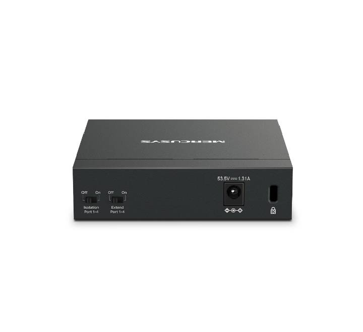 MERCUSYS 5-Port Gigabit Desktop Switch with 4-Port PoE+ (MS105GP)