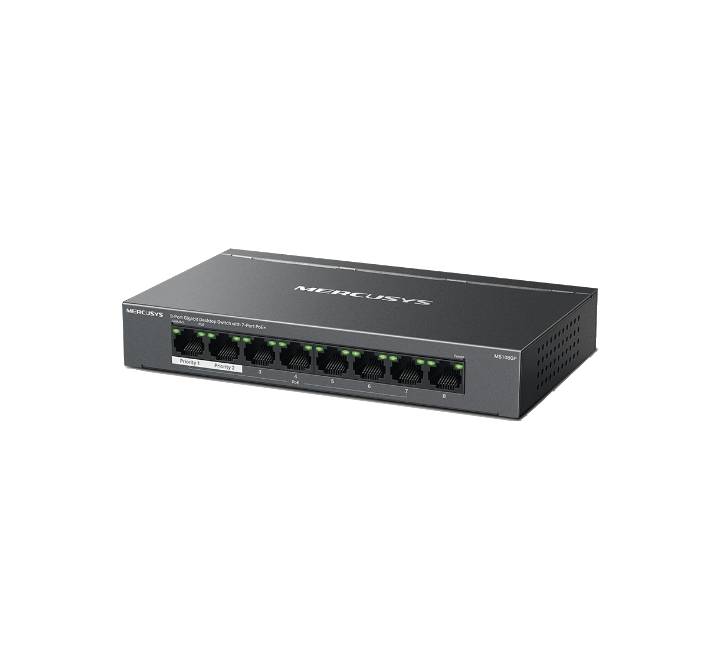 Mercusys MS108GP (8-Port 10/100/1000Mbps Desktop Switch With 7-Port PoE+)