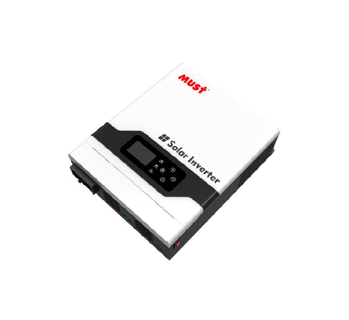 Must PV18 Series 1000W 12V Solar Inverter Silver Grey Trim - Reliable 60A MPPT Inverter for Myanmar load shedding.