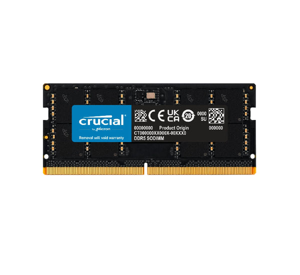 Crucial 16GB DDR5 5200 SODIMM Laptop Memory