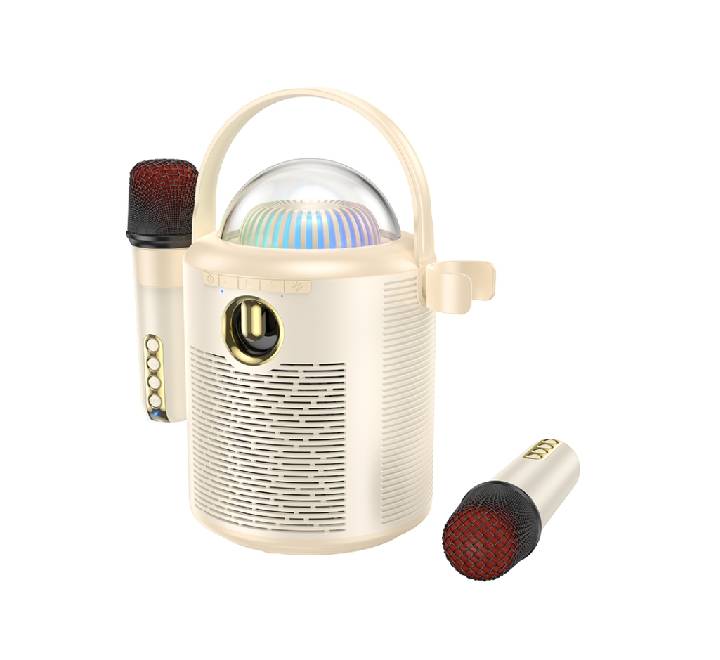 Hoco BS59 Pearlescent BT speaker with mic (beige)