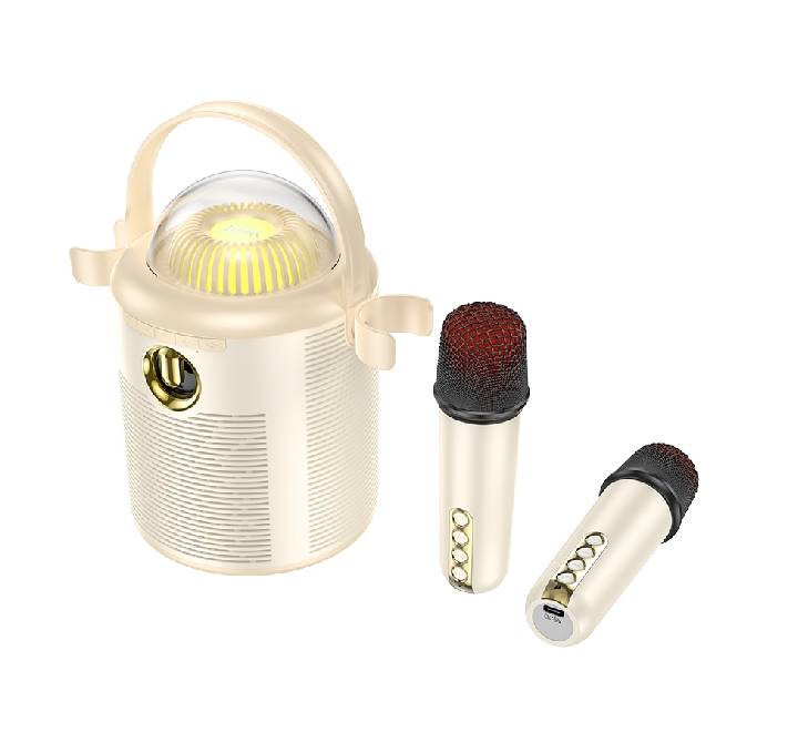 Hoco BS59 Pearlescent BT speaker with mic (beige)