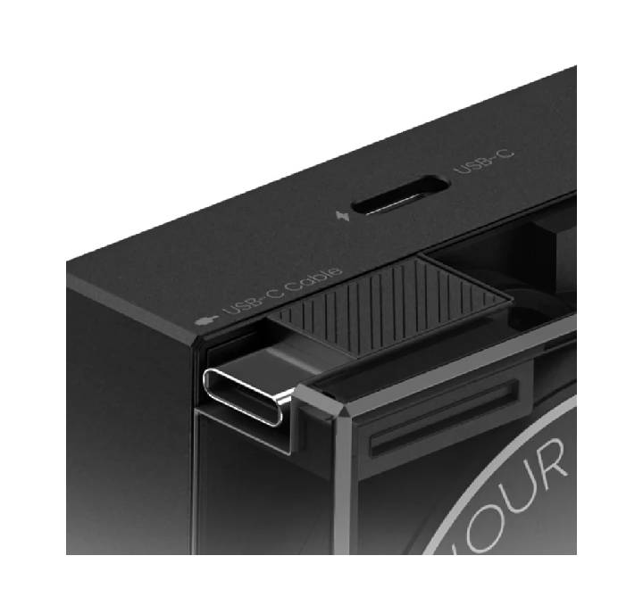 Sharge Retractable 65W Wall Charger (S4E) Black