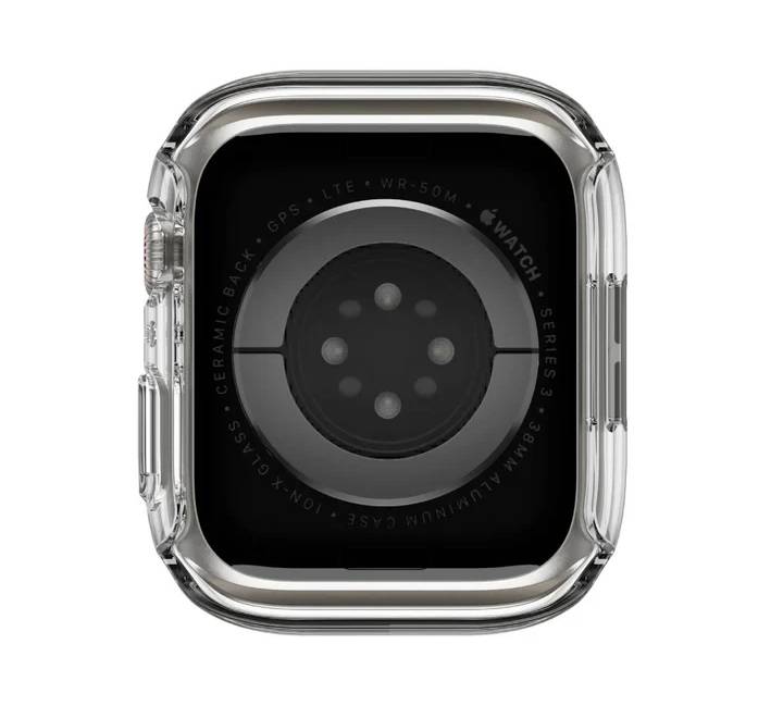SwitchEasy Hybrid WP 9H Glass Waterproof Apple Watch Case (46 mm) Transparent