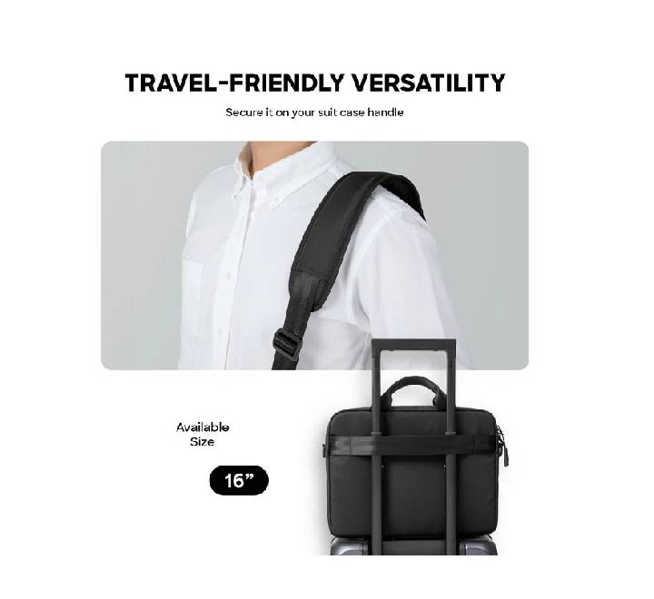 Tomtoc Navigator-A33 Laptop Shoulder Bag 16" Universal (Black)