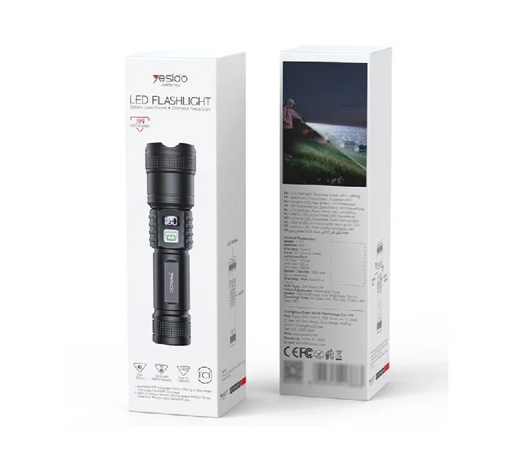 Yesido TC11 LED Flashlight Torch