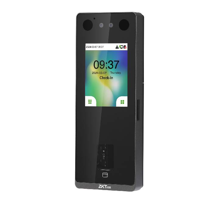ZKTeco SenseFace 3A face recognition time attendance terminal in modern silver grey