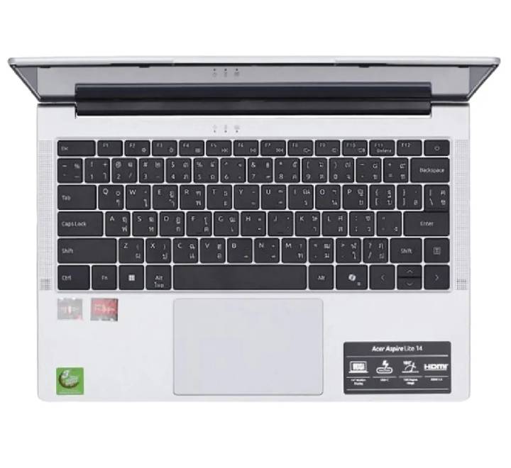 Side profile of Acer Aspire Lite 14 showcasing USB-C and HDMI ports