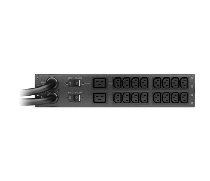 APC NetShelter 2U Rack Automatic Transfer Switch mounted inside a data center server cabinet