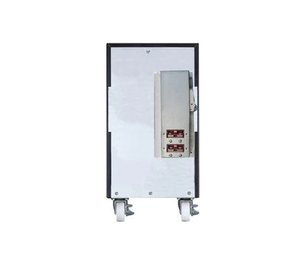 Rear panel showing connection ports for SRV240BP-9A battery pack.