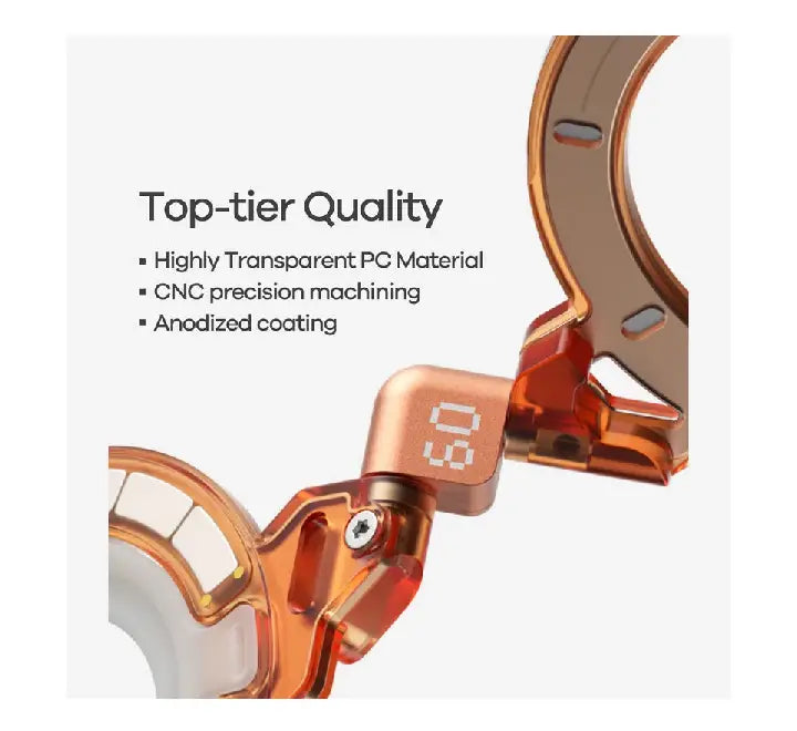 Aulumu G09 Ghost featuring strong N52 dual-sided magnetic mount