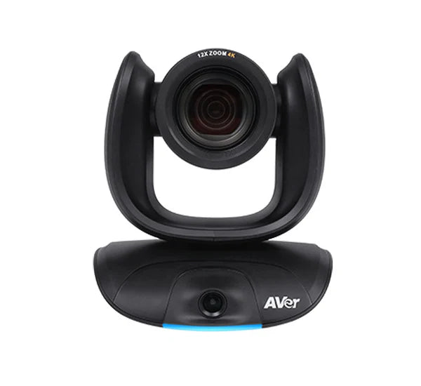 AVer CAM550 4K dual lens PTZ conferencing camera front view.