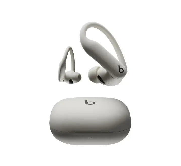 Beats Powerbeats Pro 2 wireless earbuds in Quicksand color with earhooks