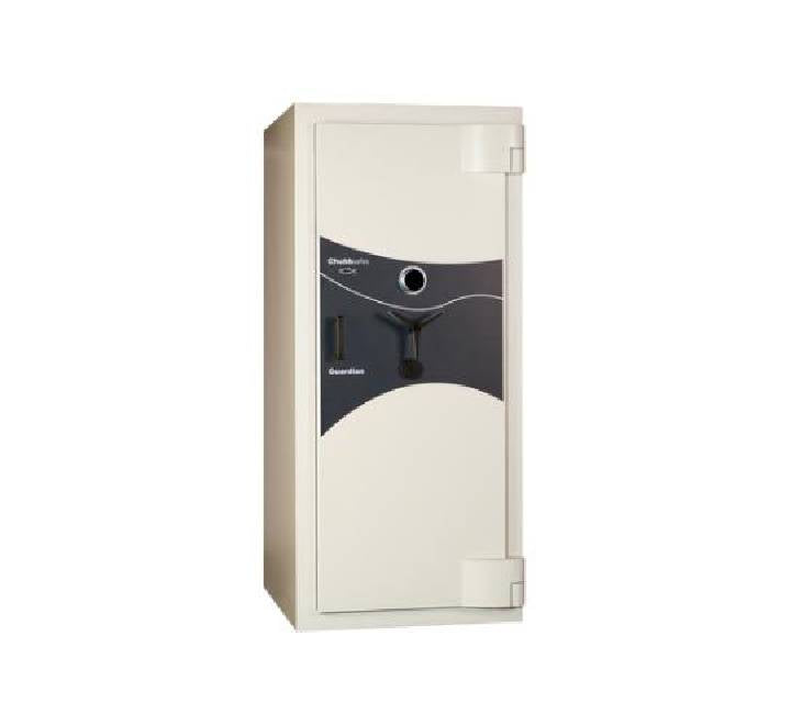 Front view of the heavy-duty Chubbsafes Guardian commercial security safe box in its official finish.