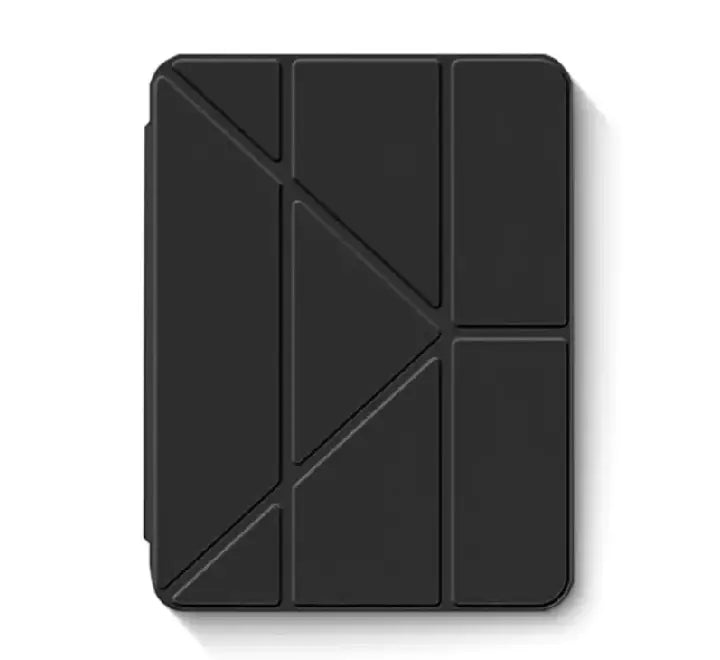 COTECI 2Y-Fold protective iPad case in black showing front cover and sleek back shell