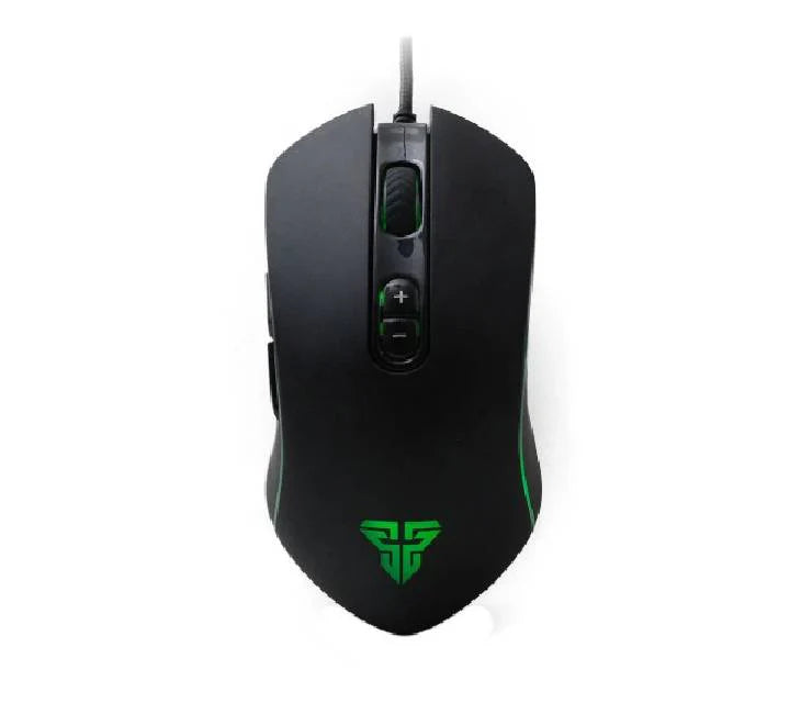 Fantech Thor X9 Macro RGB Gaming Mouse in Black with active RGB lighting.