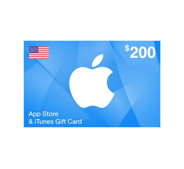 iTunes Gift Card $200 (US) (Key Activation via Email) – ICT.com.mm