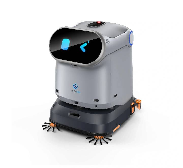KEENON KLEENBOT C40 commercial 4-in-1 robot floor cleaner front view
