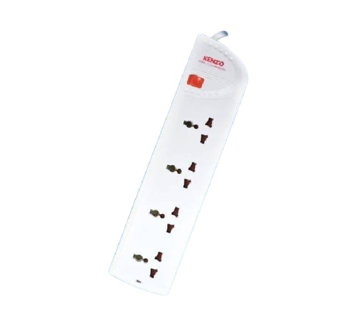 Kenzo K-S41 4-Port Universal Extension Socket front view showing four multi-country outlets available at ICT.com.mm