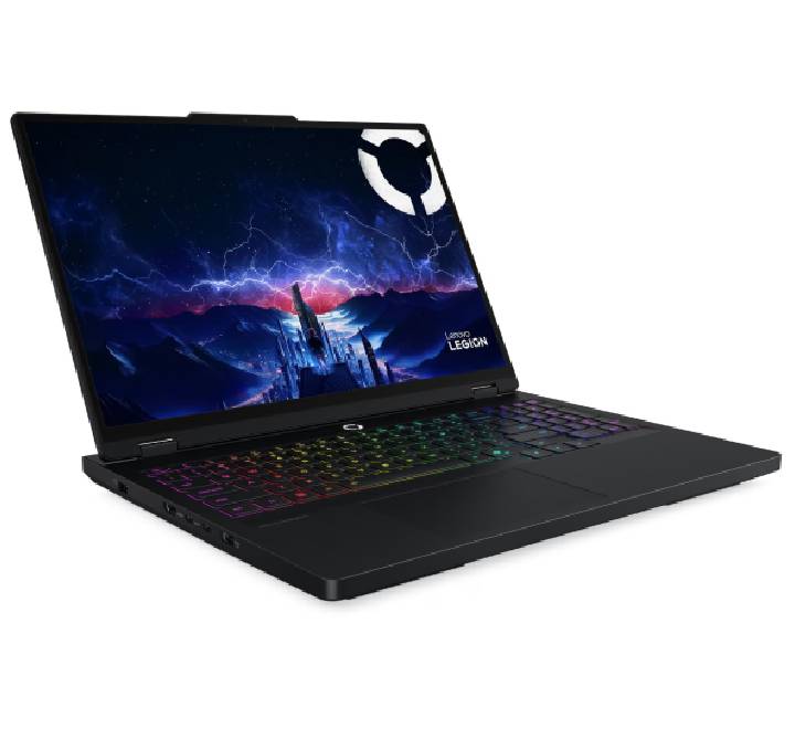 Lenovo Legion Pro 5 16-inch AI-powered gaming laptop featuring an NVIDIA GeForce RTX 5070 graphics card running a high-FPS modern video game.