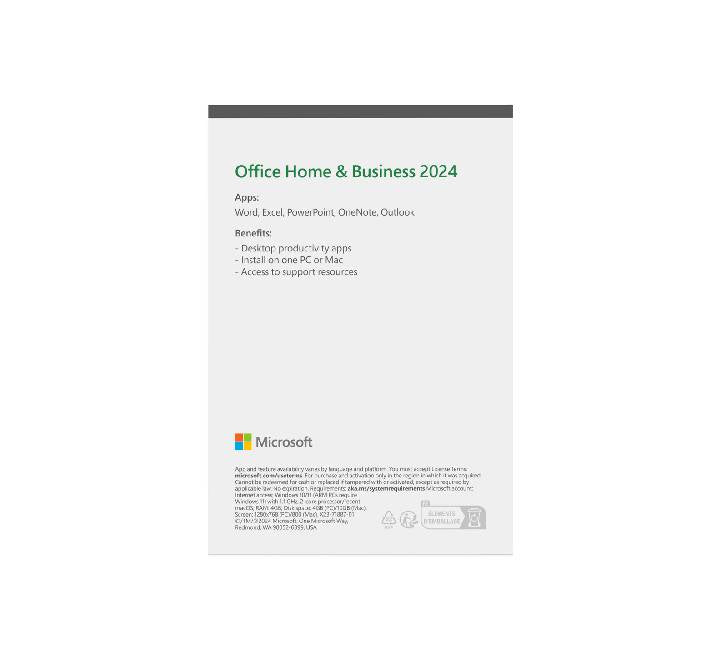 Microsoft Office 2024 apps lineup including Word, Excel, PowerPoint, and Outlook.