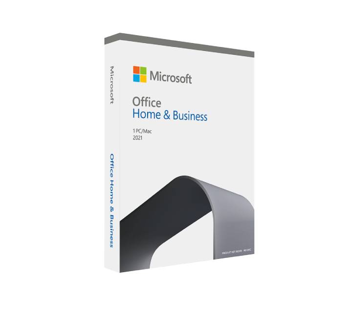 Microsoft Office Home and Business 2021 English APAC retail box packaging