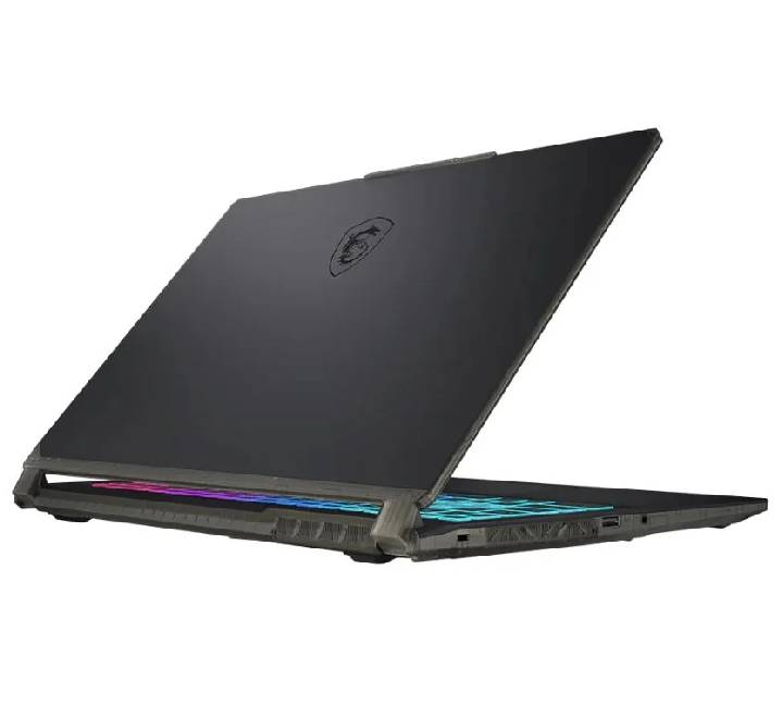 Close up of the unique translucent chassis design of the MSI Cyborg 15 A13VEK