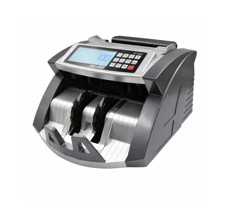 Nippon NP 6000 bill counter with 4-digit LED display and batch keypad.