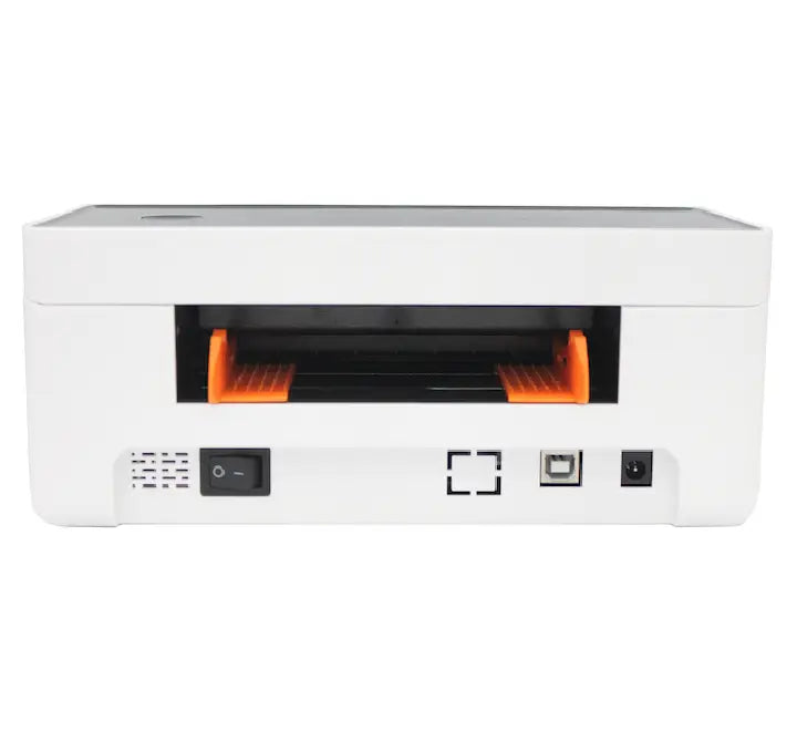Back view of Nippon RP-421-U printer showing USB port and power connection.