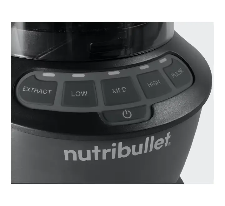 NutriBullet Blender Combo blending hot soup in a 1.8L vented pitcher