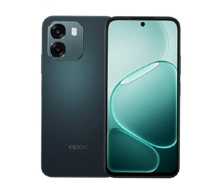 OPPO A6 in Sapphire Blue featuring matte glass texture and 7000mAh battery.