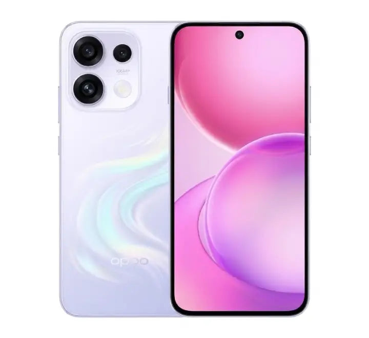 Close-up of the OPPO Reno16 F 50MP triple AI camera module and 7000mAh battery indicator.