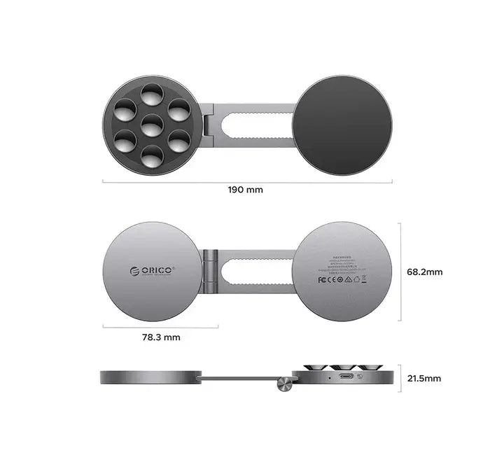 ORICO SC20Pro 20Gbps suction cup portable SSD with magnetic phone holder